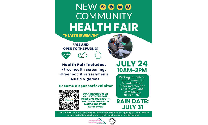 You are currently viewing New Community to Host Health Fair on July 24