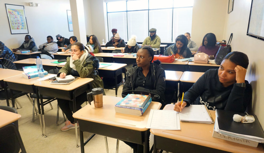 Adult Learning Center Classroom Students at Work Adult Learning Center Classroom Students at Work