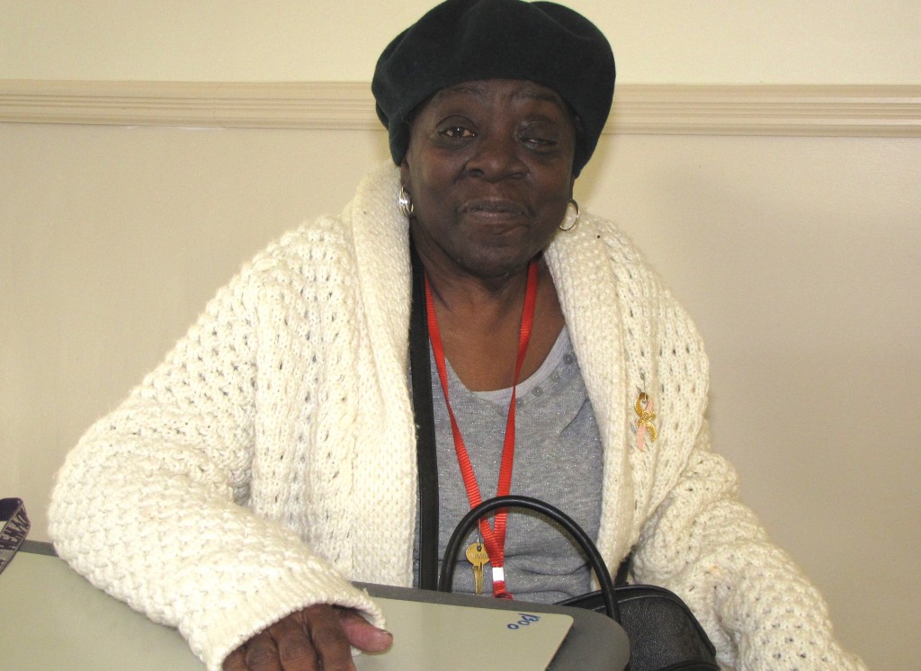 Martha Brown is a floor captain at New Community Manor Senior.